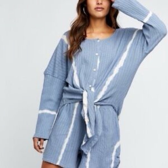 Free People Little Dream Tie Dye Pajama Set - Picture 1 of 11